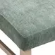 West End Sage Green and Natural Maple Upholstered Ladder Back Side Chair Set of 2