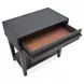 Lindon Belgian Wheat and Coffee Bean 1 Drawer Nightstand with USB Charging