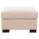 Dexter Taupe Upholstered Rectangular Ottoman