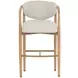 Sigrid Monument Oatmeal Upholstered Bar Stool