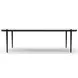 Madera Opal Ash and Modern Walnut 95" Rectangular Dining Table