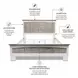 Island Haven Dapple Grey and Blanc King Panel Bed