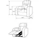 Cyrus Black Top Grain Leather 4 Piece Home 177" Theater Seating With 3 Console