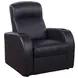 Cyrus Black Recliner