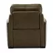 Weston Venetian Honey Leather Dual Power Zero Wall Recliner with Power Headrest and Pillow