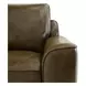 Weston Venetian Honey Leather 6 Piece Modular Dual Power Zero Wall Reclining Sectional with LED and USB Charging
