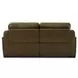 Weston Venetian Honey Leather 84" Dual Power Zero Wall Reclining Loveseat with Power Headrest and USB Charging