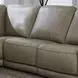 Weston Sophia Oatmeal Leather 5 Piece Modular Dual Power Zero Wall Reclining Sectional with Power Headrest and USB Charging