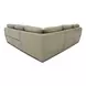 Weston Sophia Oatmeal Leather 5 Piece Modular Dual Power Zero Wall Reclining Sectional with Power Headrest and USB Charging