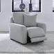 Weston Estero Smoke Dual Power Zero Wall Recliner with Power Headrest and Pillow