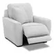 Weston Estero Smoke Dual Power Zero Wall Recliner with Power Headrest and Pillow