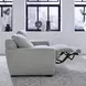 Weston Estero Smoke 88" Dual Power Zero Wall Reclining Sofa with Power Headrest and USB Charging