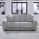 Weston Estero Smoke 88" Dual Power Zero Wall Reclining Sofa with Power Headrest and USB Charging