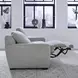 Weston Estero Smoke 2 Piece Modular Dual Power Zero Wall Reclining Sectional with Power Headrest and USB Charging