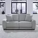 Weston Estero Smoke 2 Piece Modular Dual Power Zero Wall Reclining Sectional with Power Headrest and USB Charging