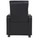 Toohey Black 5 Piece Push Back Recliner with 4 Console