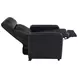 Toohey Black 5 Piece Push Back Recliner with 4 Console