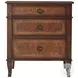 Brooksby Light Distressing 3 Drawer Nightstand