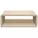 Damone Cerused White and Silver Rectangular Occasional Table Set