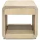 Damone Cerused White and Silver Rectangular Occasional Table Set