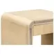 Damone Cerused White and Silver Square End Table