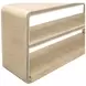 Damone Cerused White and Silver Rectangular Console Table