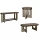 Nova Cerused Charcoal Rectangular Coffee Table