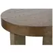 Nova Cerused Charcoal and Gray Round End Table