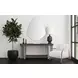 Nova Cerused Charcoal and Silver Rectangular Console Table