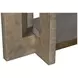 Nova Cerused Charcoal and Silver Rectangular Console Table