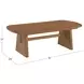 Knox Natural Pine Rectangular Cocktail Table