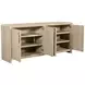 Trifecta Driftwood Cerused Oak 4 Door Server