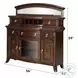 Keenan Dark Walnut Server with Hutch