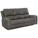 Brickston Charcoal Triple 86" Power Reclining Sofa with USB Charging and LED