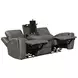 Brickston Charcoal Triple 86" Power Reclining Sofa with USB Charging and LED