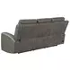 Brickston Charcoal Triple 86" Power Reclining Sofa with USB Charging and LED