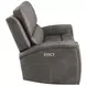 Brickston Charcoal Triple 62" Power Reclining Loveseat with USB Charging