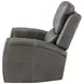 Brickston Charcoal Power Swivel Glider Recliner with USB Charging