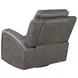 Brickston Charcoal Power Swivel Glider Recliner with USB Charging