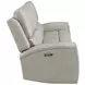 Brickston Gray Triple 86" Power Reclining Sofa with USB Charging and LED