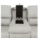 Brickston Gray Triple 86" Power Reclining Sofa with USB Charging and LED
