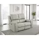 Brickston Gray Triple Zero Gravity 62" Power Reclining Loveseat with USB Charging