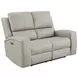 Brickston Gray Triple Zero Gravity 62" Power Reclining Loveseat with USB Charging