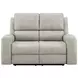 Brickston Gray Triple Zero Gravity 62" Power Reclining Loveseat with USB Charging