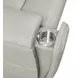 Brickston Gray Triple Zero Gravity 62" Power Reclining Loveseat with USB Charging