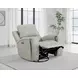 Brickston Gray Power Swivel Glider Recliner with USB Charging