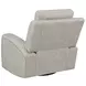 Brickston Gray Power Swivel Glider Recliner with USB Charging