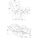 Lawrence Charcoal Glider Recliner