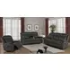 Lawrence Charcoal Glider Recliner