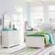 Sun Haven Oyster White 6 Drawer Dresser with Mirror
